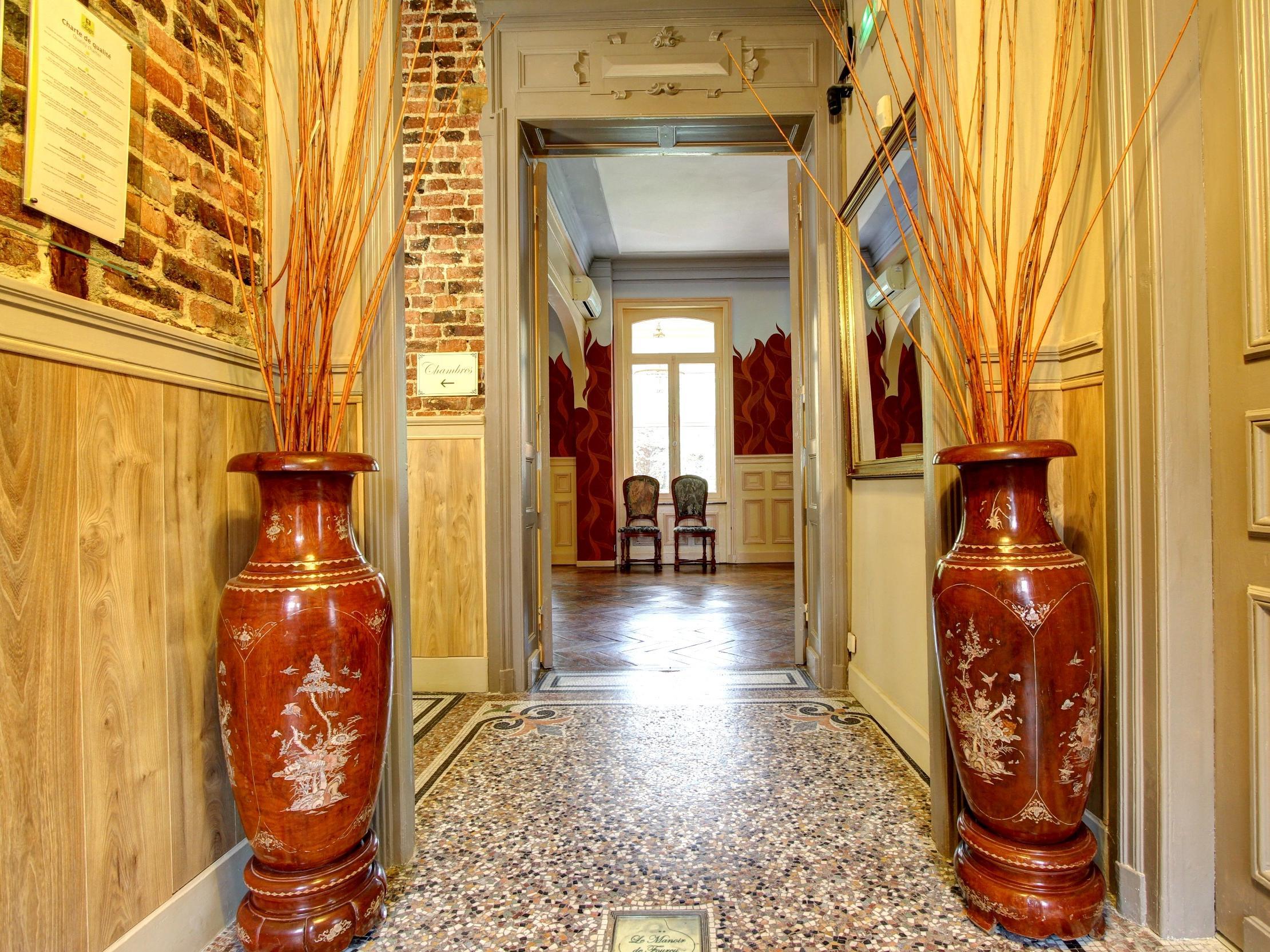 Hotel Logis Manoir de Fourcy à Corbehem Extérieur photo
