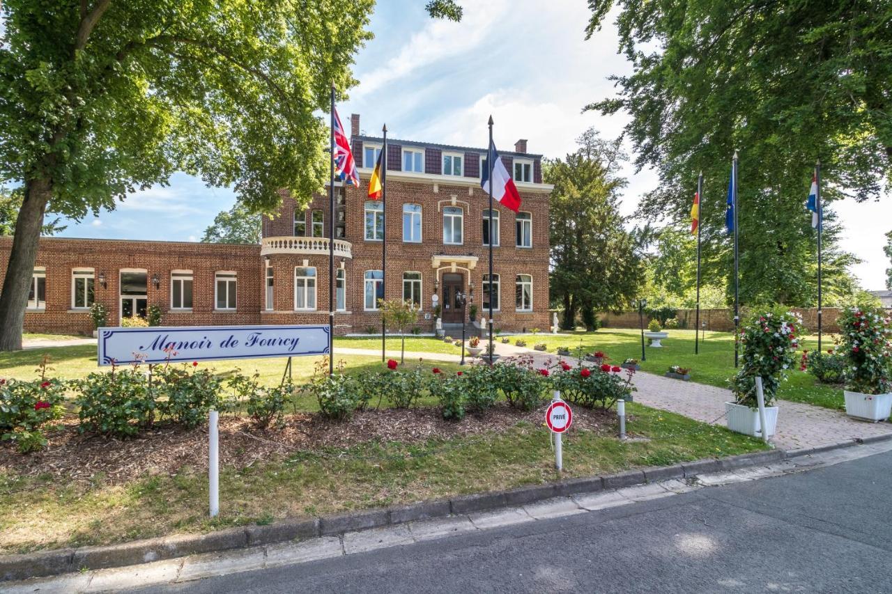 Hotel Logis Manoir de Fourcy à Corbehem Extérieur photo